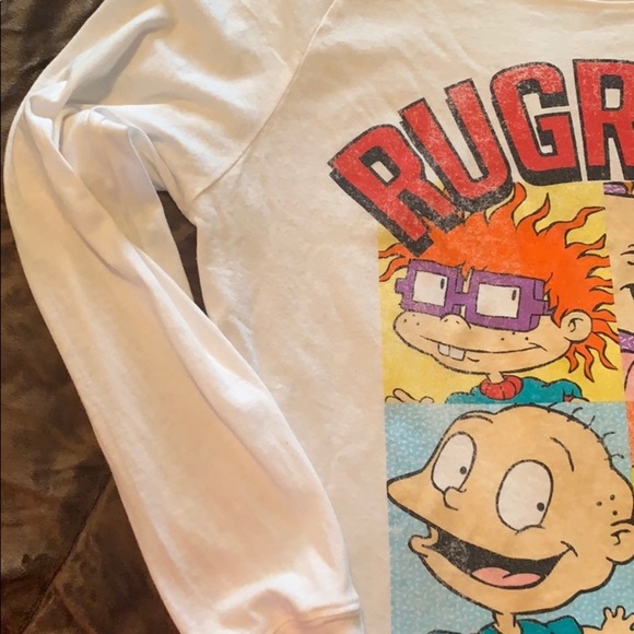 Rugrats slouchy off the shoulder long sleeve tee - Picture 5 of 8